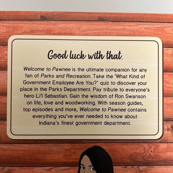 “Welcome to Pawnee” Parks and Rec. Book and Lil’ Sebastian Mug TV Show Set - Picture 6 of 6